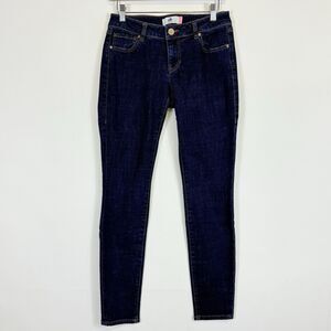 Cabi Skinny Dark Wash Low Rise 8" Inseam 30.25"‎ Denim Jeans Women's 4